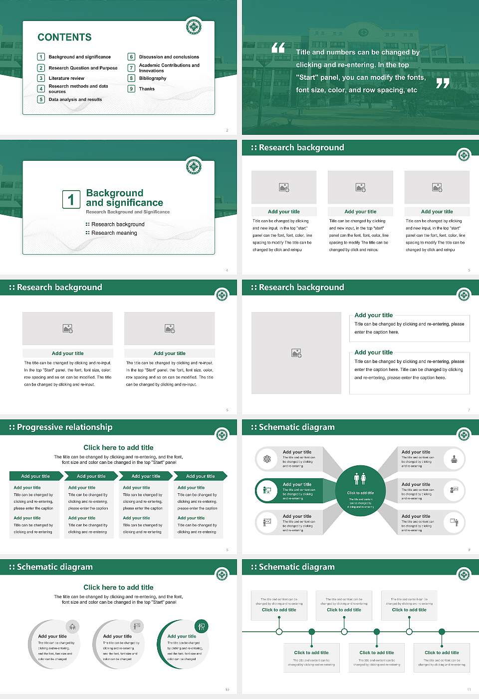 Jinju Health College Graduation Thesis Defense PPT Template16:9 ratio PPT effect preview image2