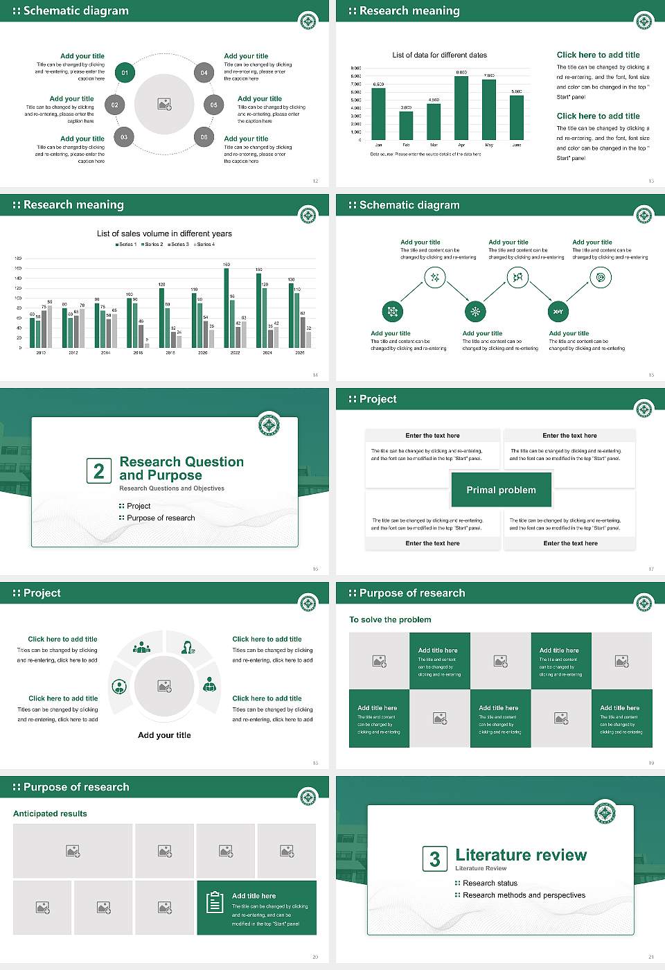 Jinju Health College Graduation Thesis Defense PPT Template16:9 ratio PPT effect preview image3