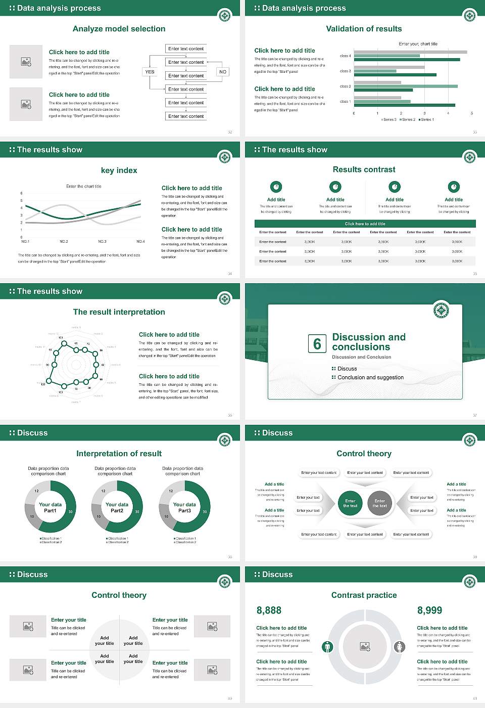 Jinju Health College Graduation Thesis Defense PPT Template16:9 ratio PPT effect preview image5