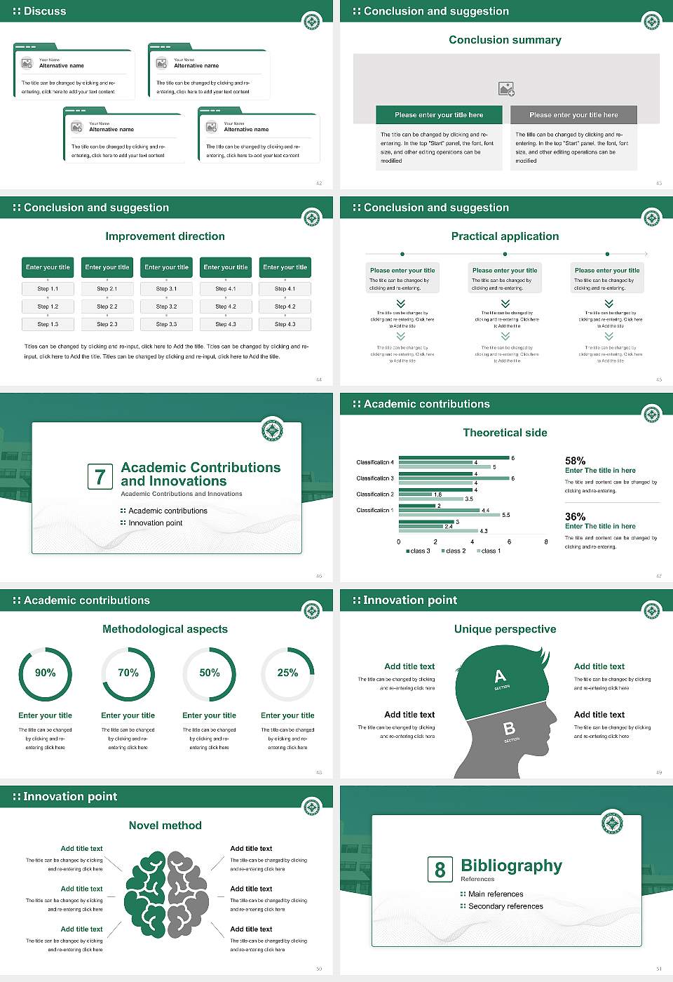 Jinju Health College Graduation Thesis Defense PPT Template16:9 ratio PPT effect preview image6
