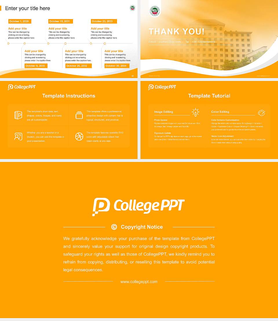 Howon University Lecture Sharing and Networking Event PPT Template16:9 ratio PPT effect preview image4