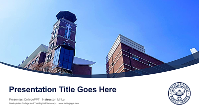 Presbyterian College and Theological Seminary Course/Courseware Creation PPT Template