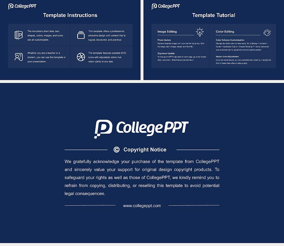 Presbyterian College and Theological Seminary Course/Courseware Creation PPT Template16:9 ratio PPT effect preview image5