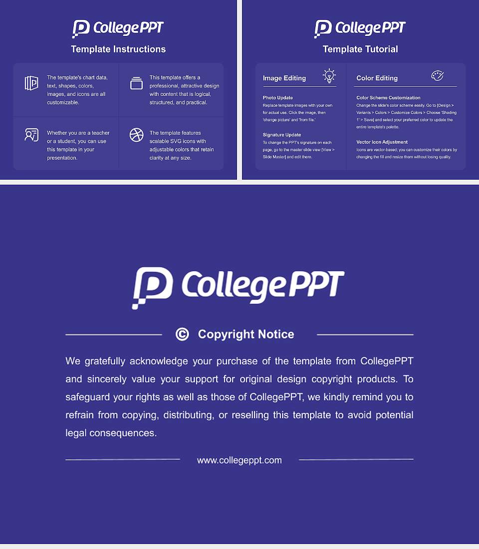 Hanlyo University Course/Courseware Creation PPT Template4:3 ratio PPT effect preview image5