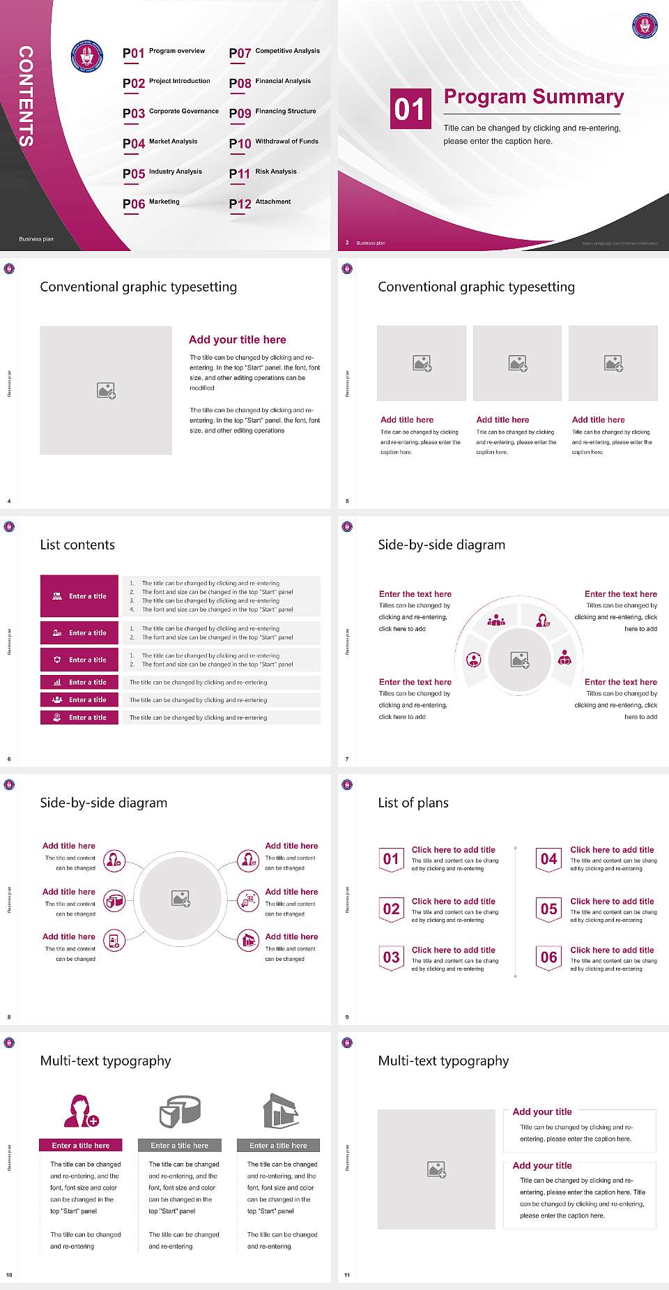 Jeonbuk National University Competition/Entrepreneurship Contest PPT Template4:3 ratio PPT effect preview image2