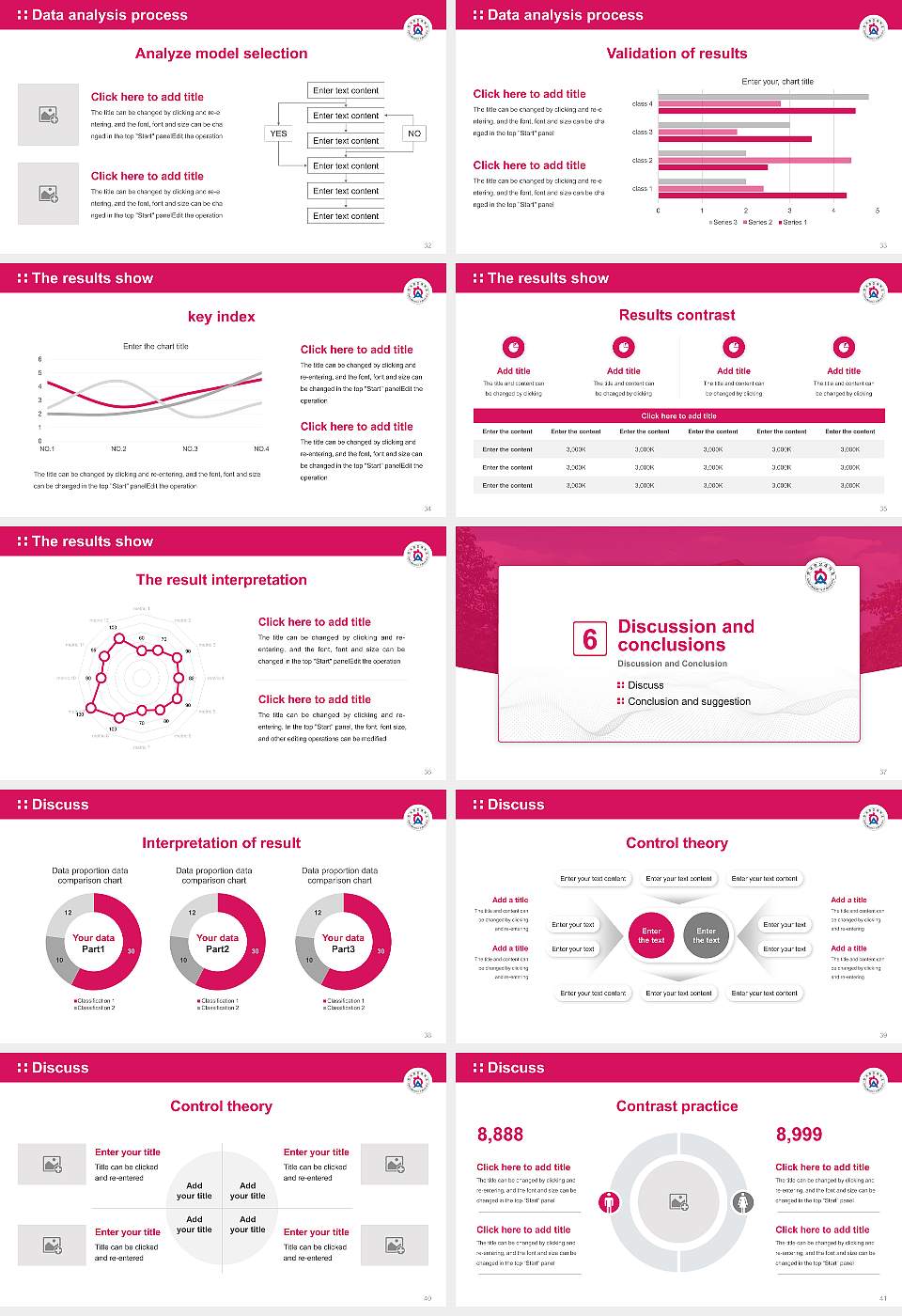 Korea University of Media Arts Graduation Thesis Defense PPT Template16:9 ratio PPT effect preview image5