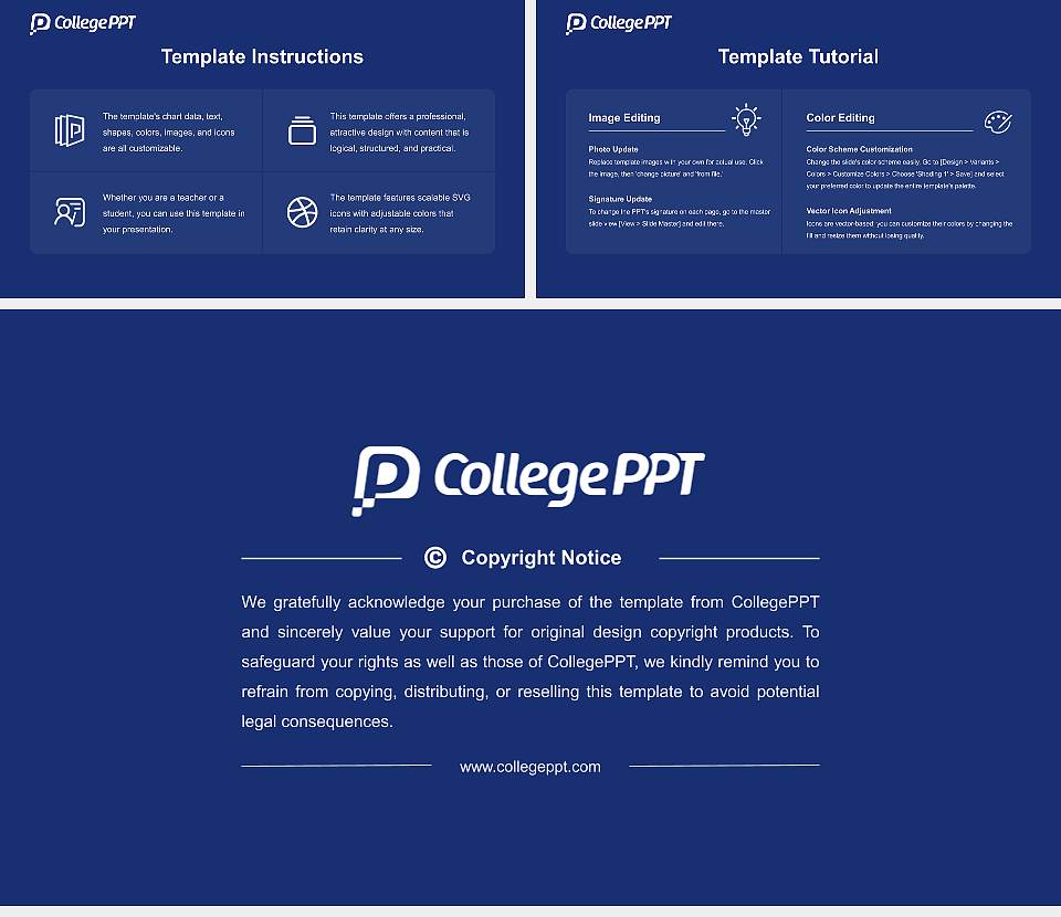 Korea University of Technology and Education Course/Courseware Creation PPT Template16:9 ratio PPT effect preview image5