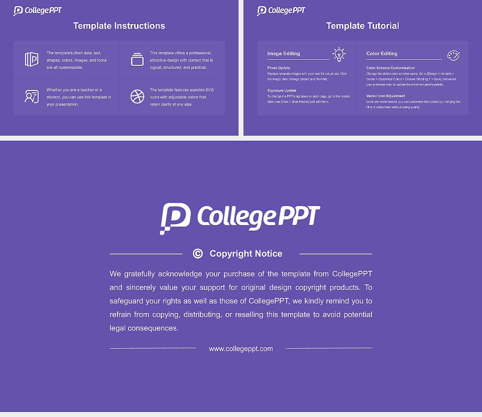 Hyejeon College Course/Courseware Creation PPT Template16:9 ratio PPT effect preview image5