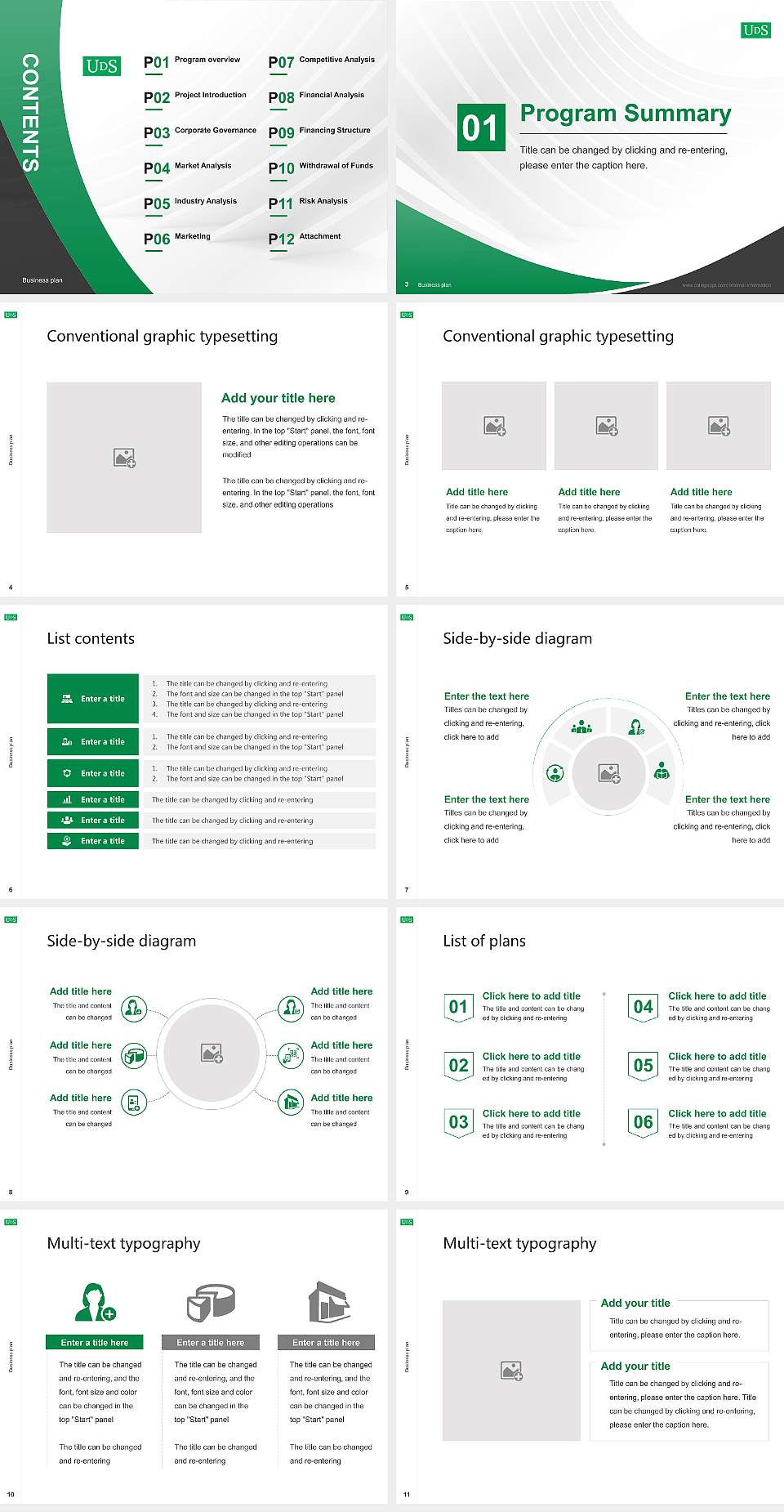 University of Sherbrooke Competition/Entrepreneurship Contest PPT Template4:3 ratio PPT effect preview image2