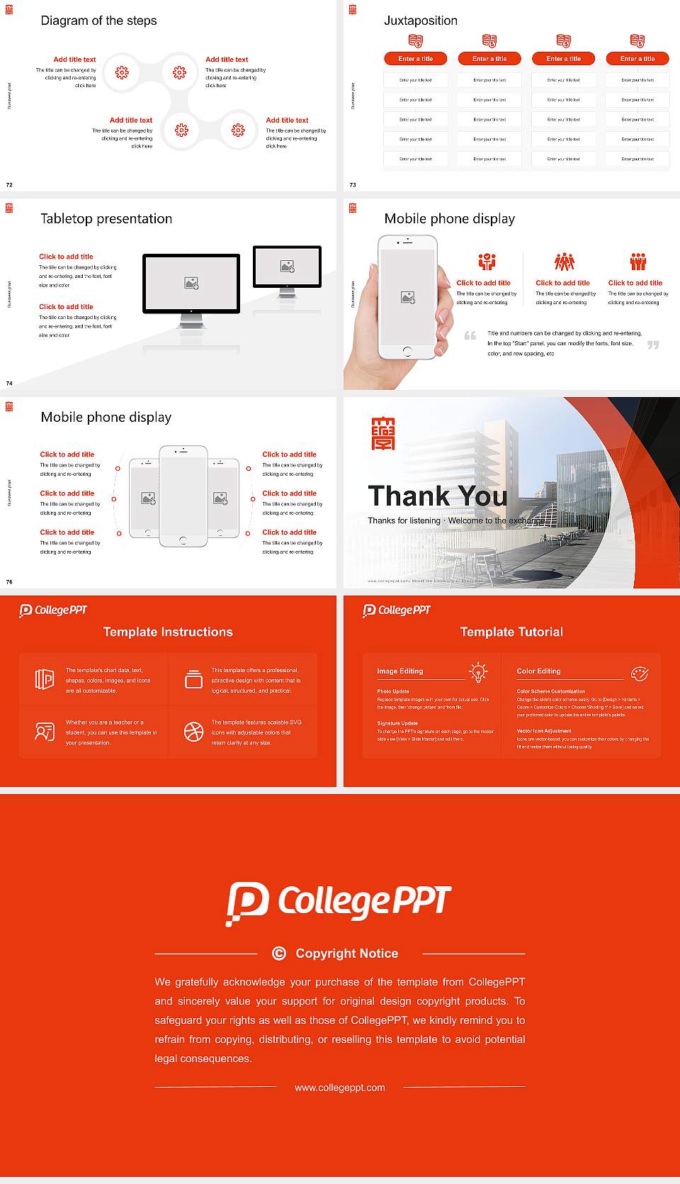 Hiroshima University of Economics Competition/Entrepreneurship Contest PPT Template16:9 ratio PPT effect preview image9