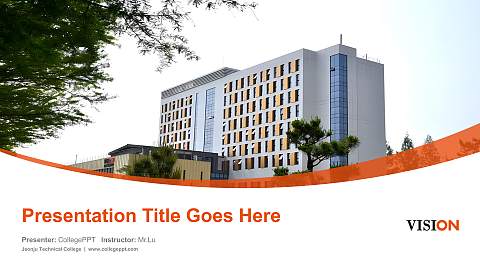 Jeonju Technical College Course/Courseware Creation PPT Template