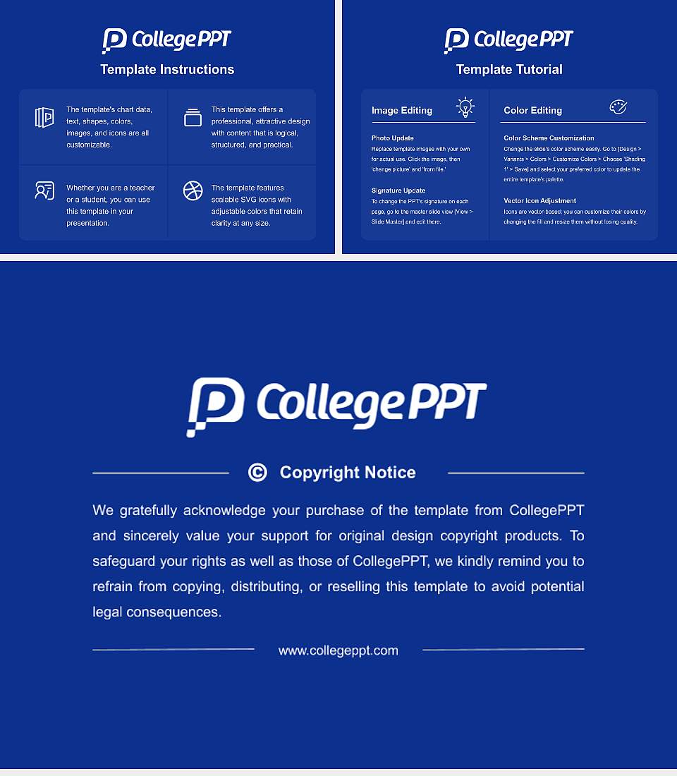 Kunsan National University Course/Courseware Creation PPT Template4:3 ratio PPT effect preview image5