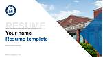 Handong Global University Resume Templat PPT