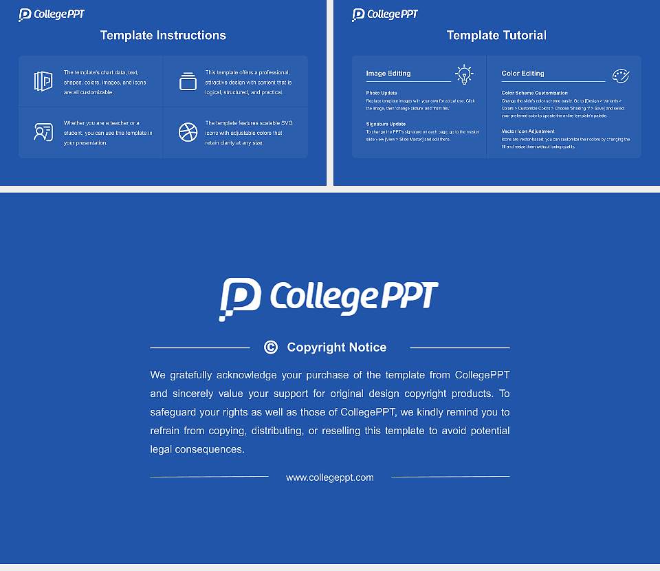 Kookmin University Course/Courseware Creation PPT Template16:9 ratio PPT effect preview image5