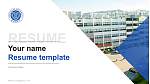 Dongkang College Resume PPT Template