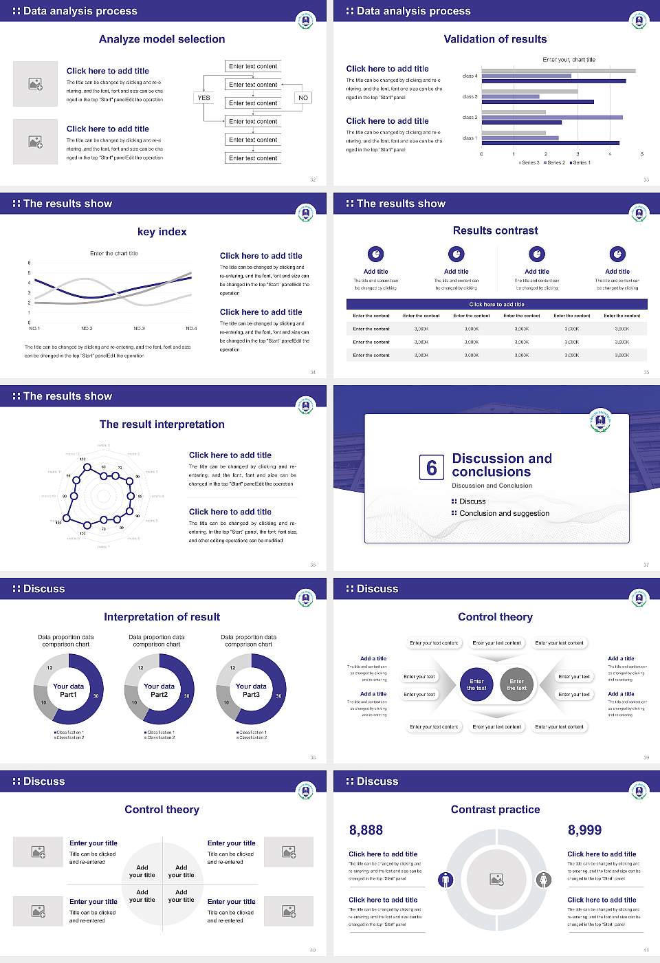 Hanlyo University Graduation Thesis Defense PPT Template16:9 ratio PPT effect preview image5
