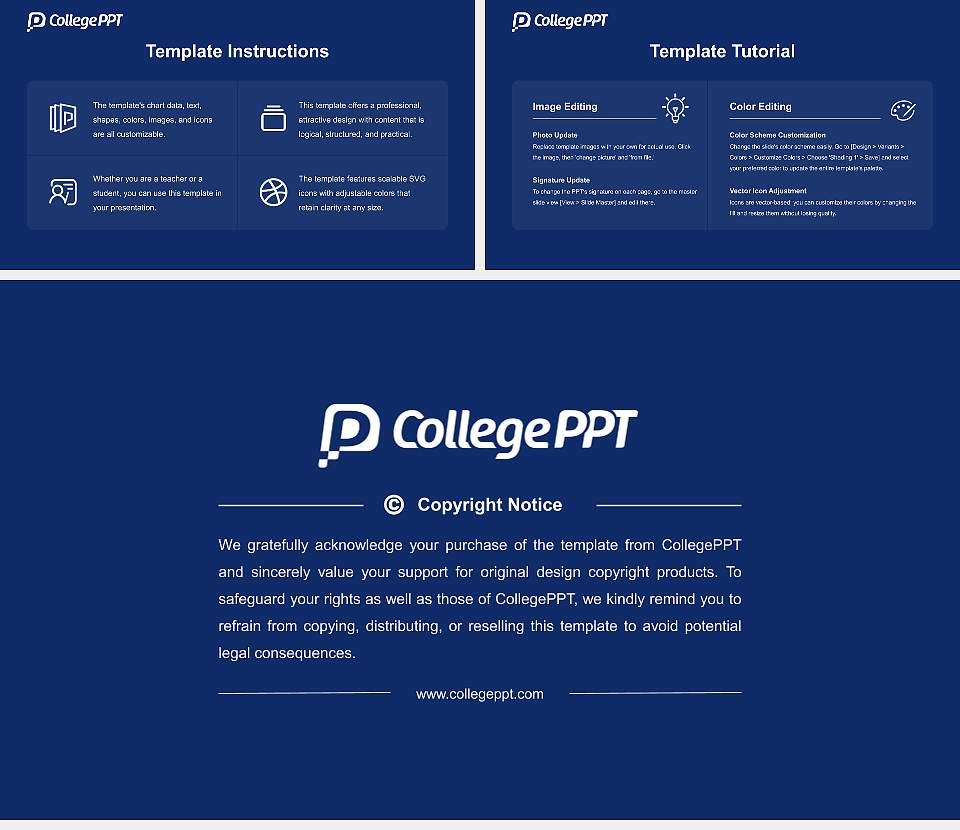Sahmyook University Course/Courseware Creation PPT Template16:9 ratio PPT effect preview image5