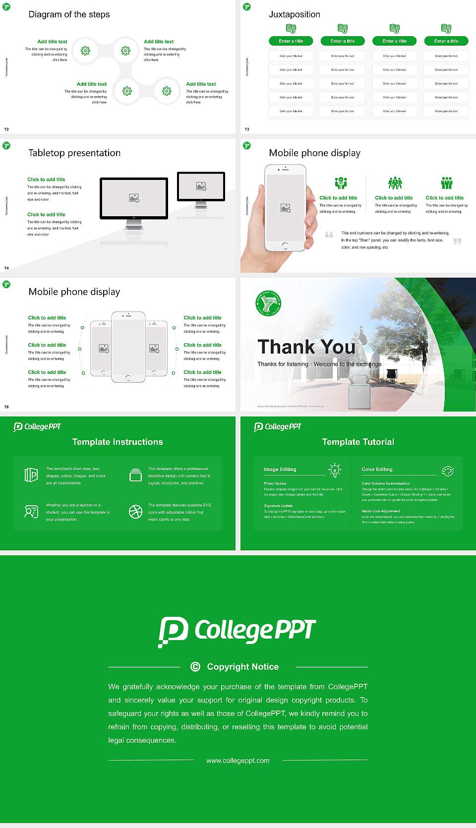 Aomori Public University Competition/Entrepreneurship Contest PPT Template16:9 ratio PPT effect preview image9