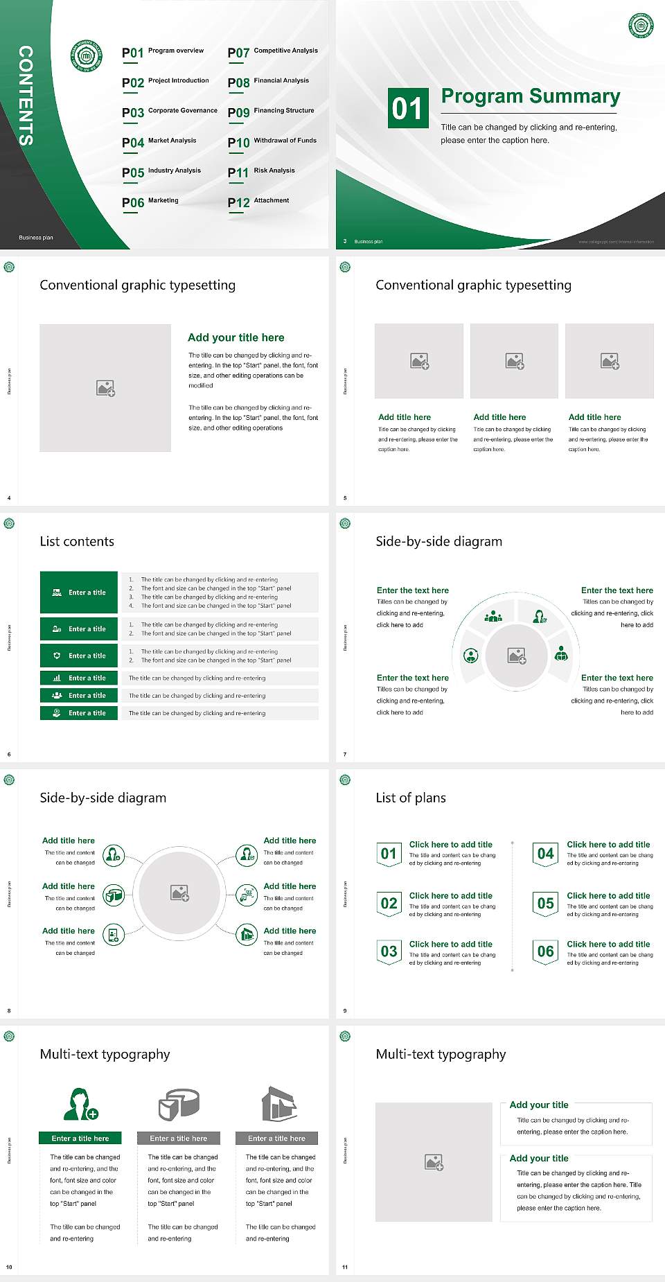 Busan Women’s College Competition/Entrepreneurship Contest PPT Template4:3 ratio PPT effect preview image2