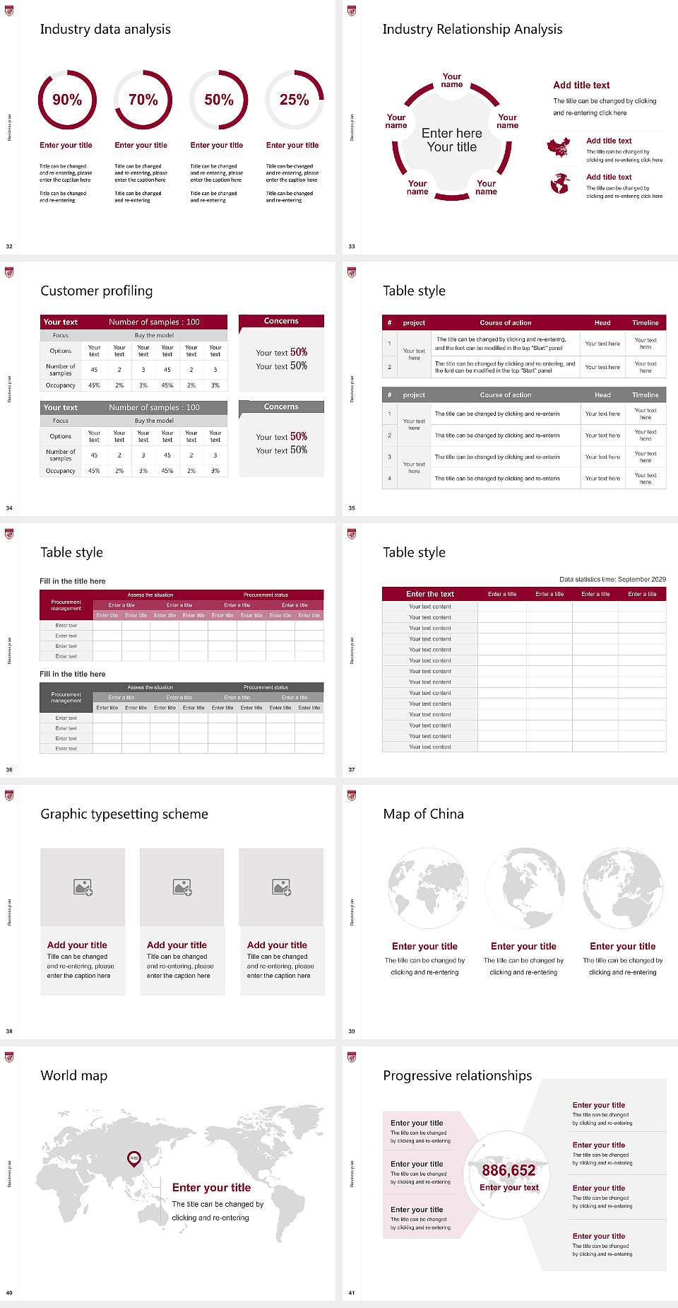 Korea University Competition/Entrepreneurship Contest PPT Template4:3 ratio PPT effect preview image5