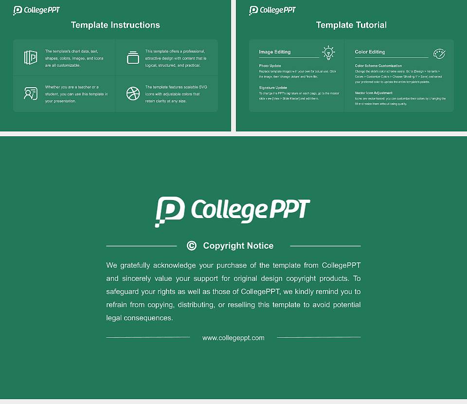 Jinju Health College Course/Courseware Creation PPT Template16:9 ratio PPT effect preview image5