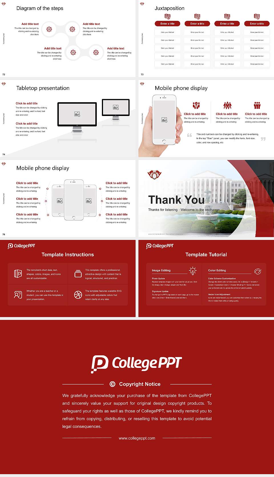 Kyunghee University Competition/Entrepreneurship Contest PPT Template16:9 ratio PPT effect preview image9