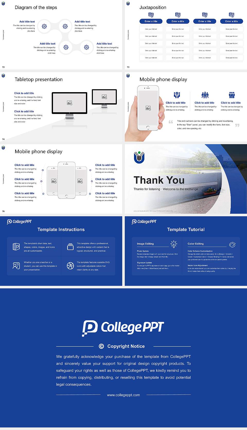 Ishikawa Prefectural University Competition/Entrepreneurship Contest PPT Template16:9 ratio PPT effect preview image9