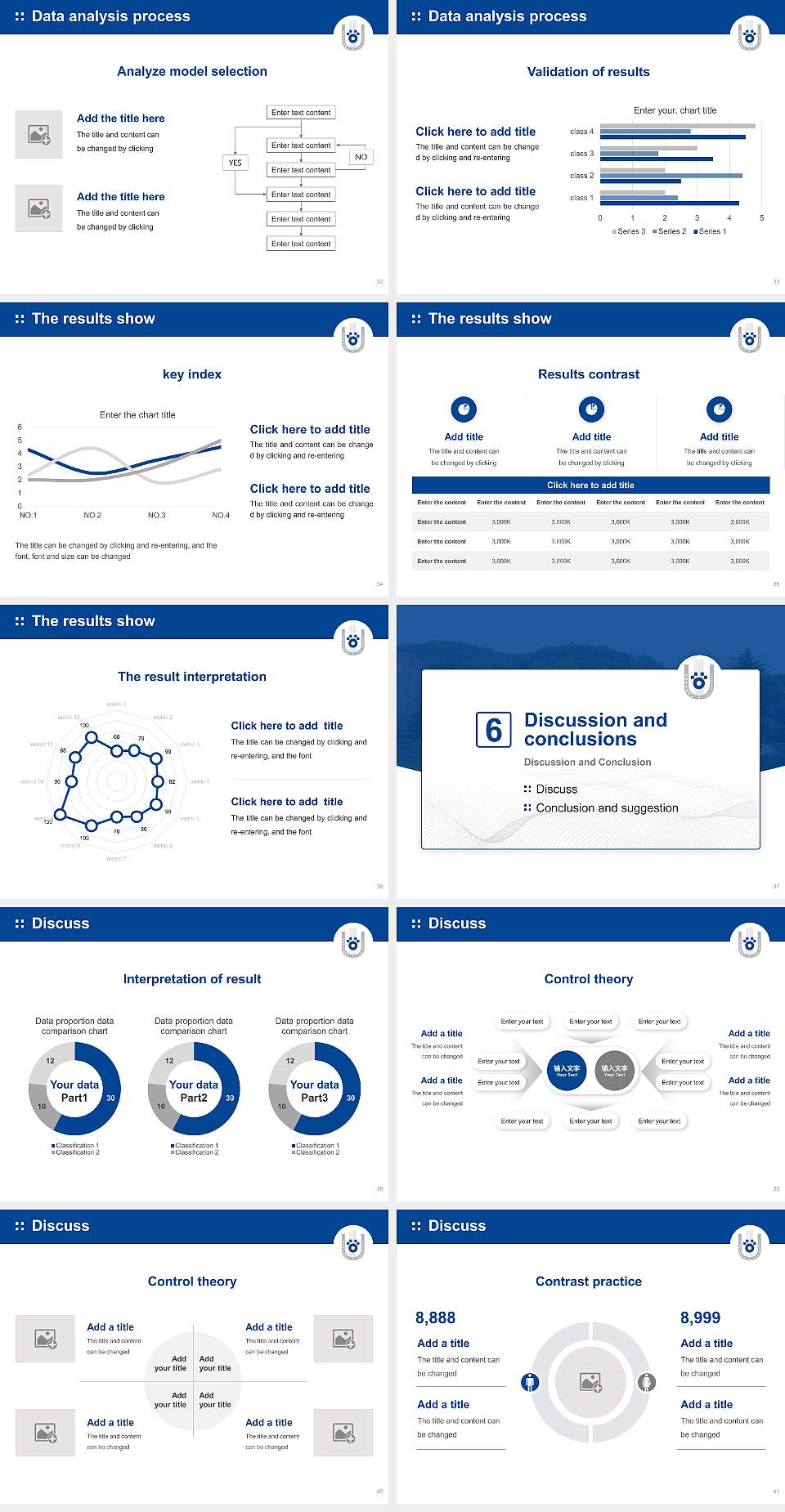 Hanil University Graduation Thesis Defense PPT Template4:3 ratio PPT effect preview image5