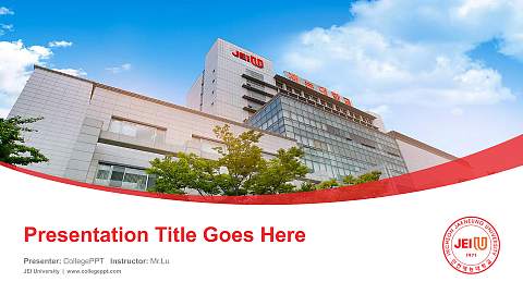 JEI University Course/Courseware Creation PPT Template