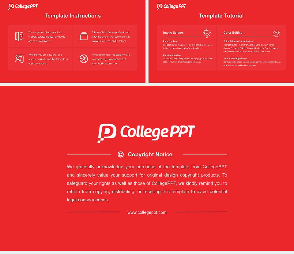 JEI University Course/Courseware Creation PPT Template16:9 ratio PPT effect preview image5