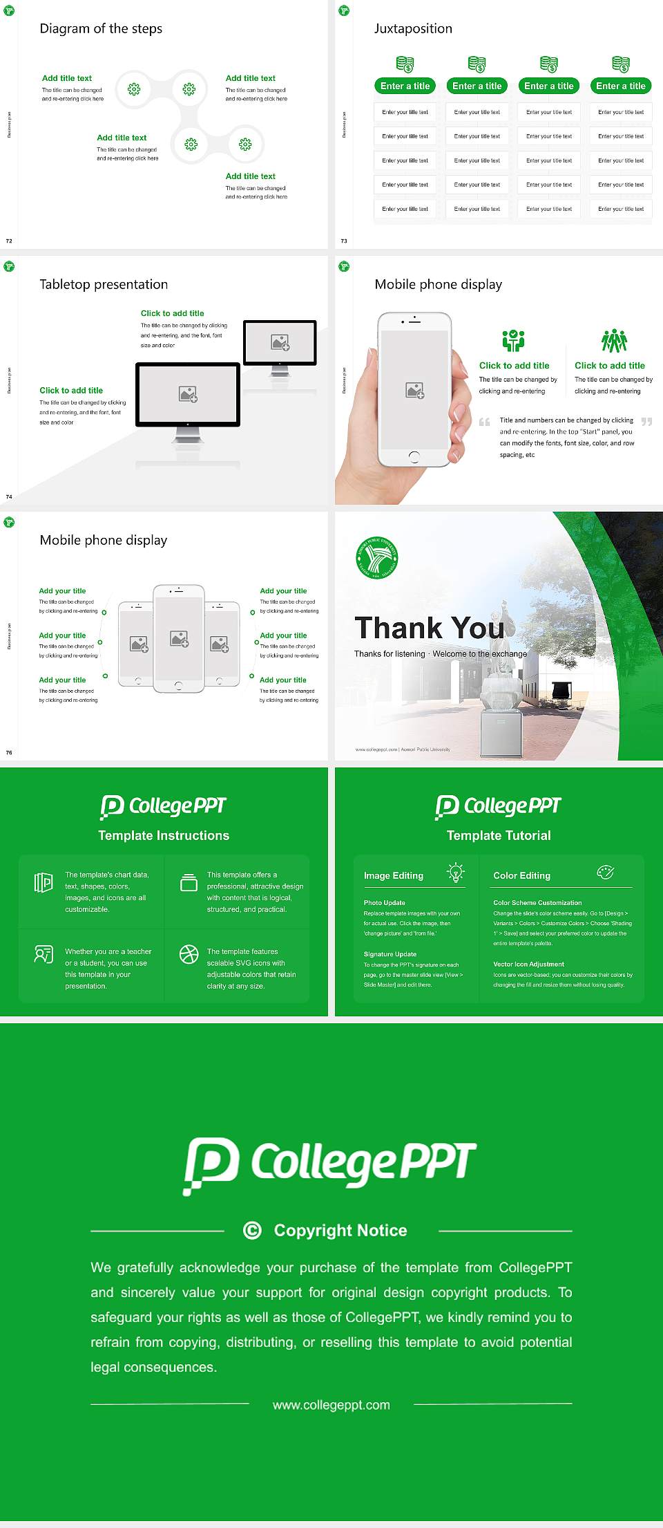 Aomori Public University Competition/Entrepreneurship Contest PPT Template4:3 ratio PPT effect preview image9