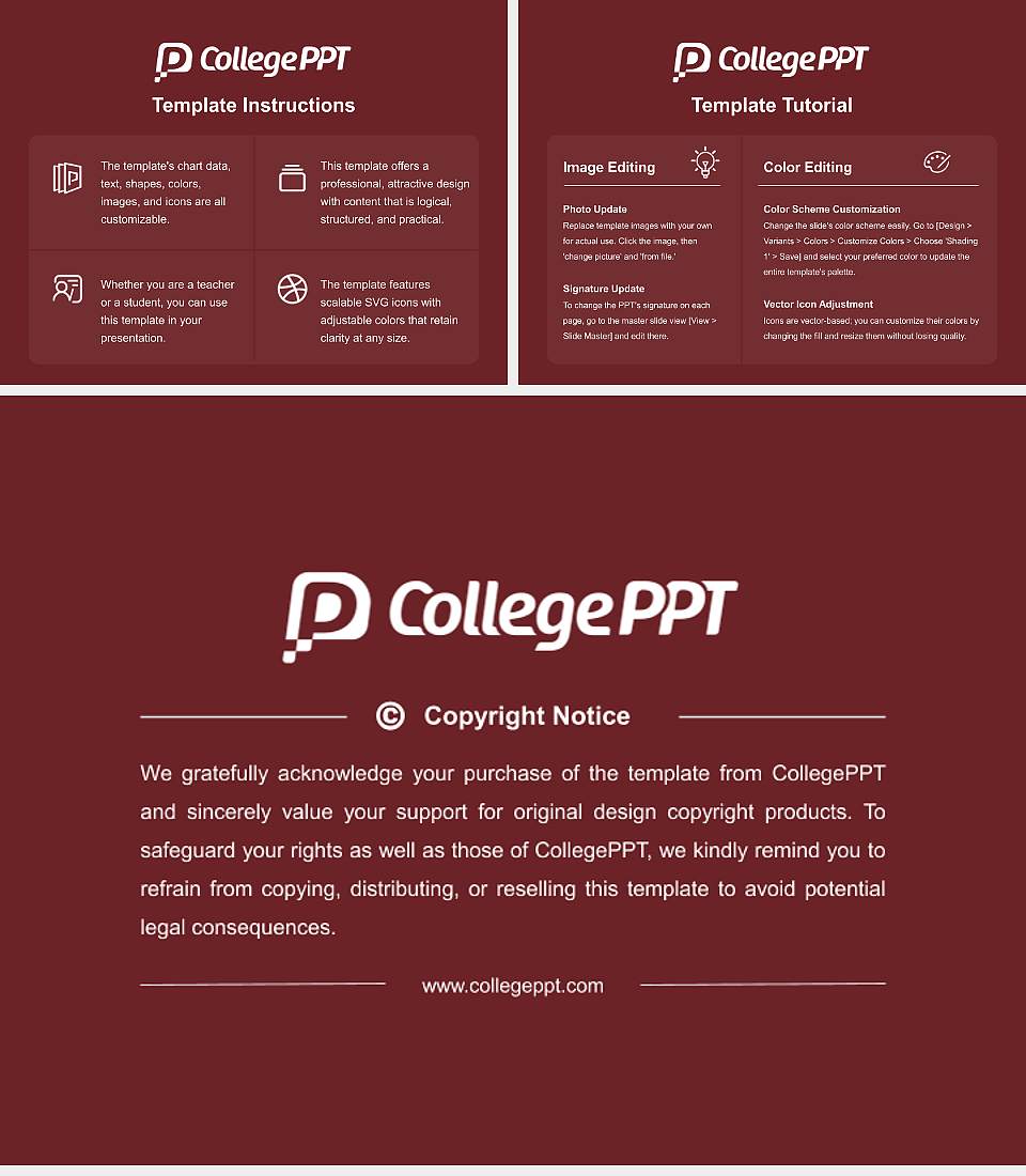 Korea National University of Transportation Course/Courseware Creation PPT Template4:3 ratio PPT effect preview image5