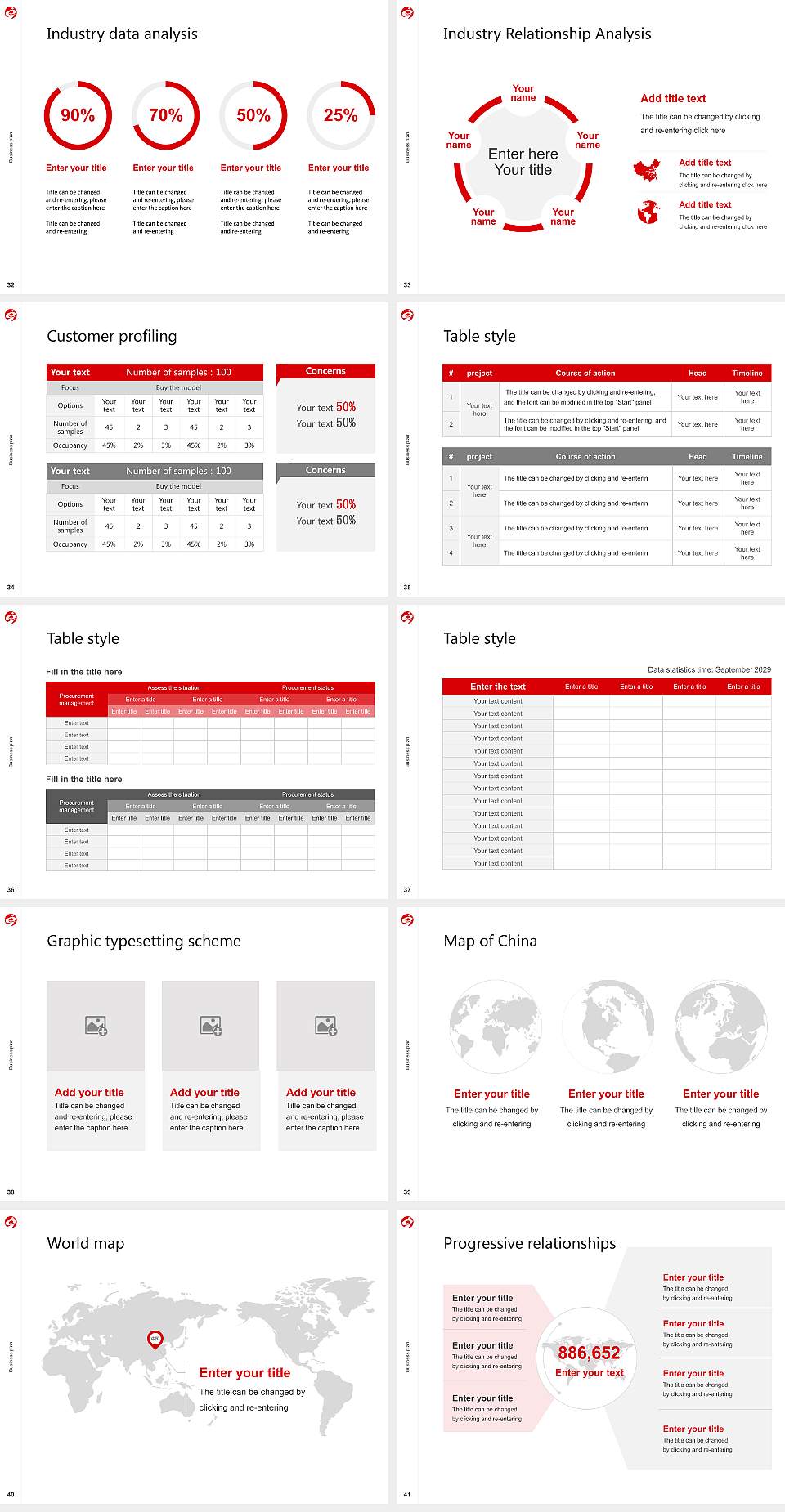 Gifu College of Nursing Competition/Entrepreneurship Contest PPT Template4:3 ratio PPT effect preview image5