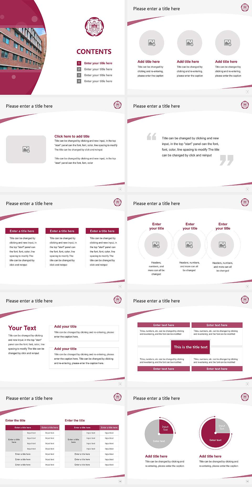 Duksung Women’s University Course/Courseware Creation PPT Template4:3 ratio PPT effect preview image2