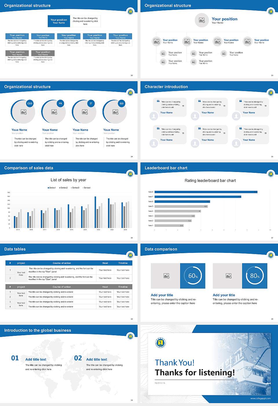 Koje University Academic Presentation/Research Findings Report PPT Template16:9 ratio PPT effect preview image4