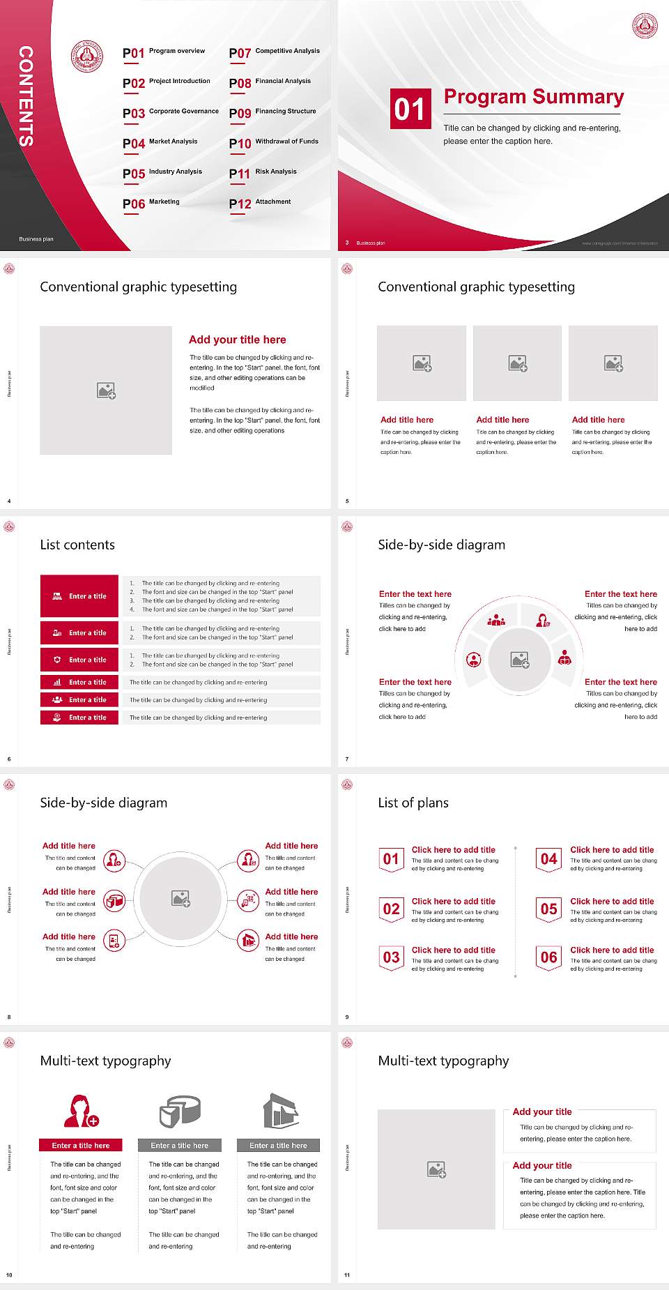 Sejong University Competition/Entrepreneurship Contest PPT Template4:3 ratio PPT effect preview image2