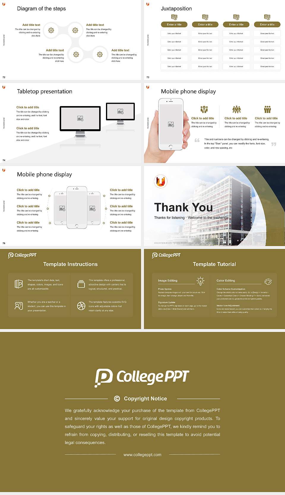 Teesside University Competition/Entrepreneurship Contest PPT Template16:9 ratio PPT effect preview image9