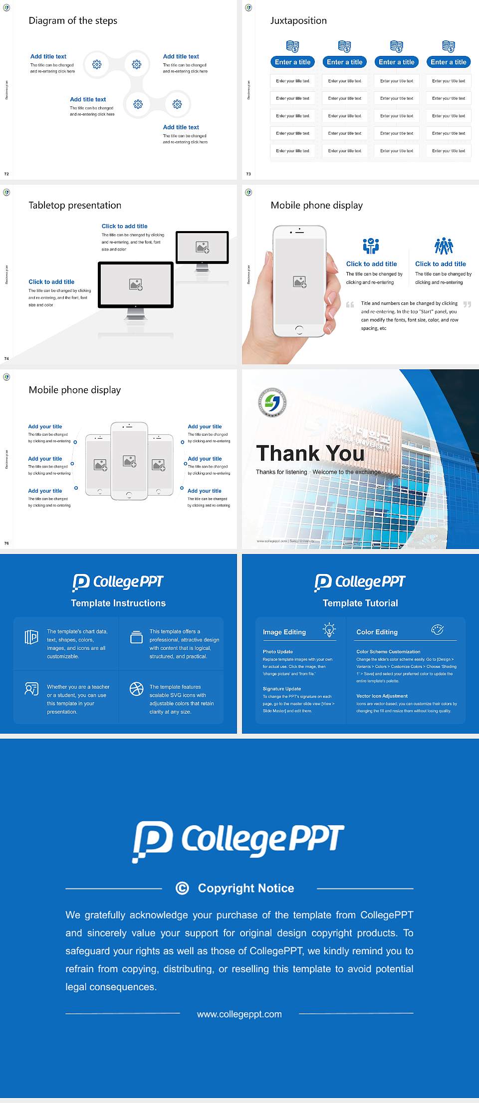 Sangji University Competition/Entrepreneurship Contest PPT Template4:3 ratio PPT effect preview image9