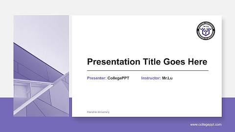 Hanshin University General Purpose PPT Template