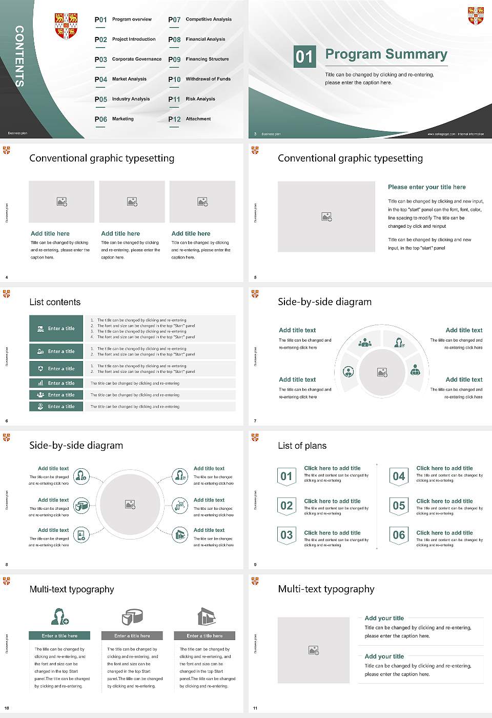 University of Cambridge Competition/Entrepreneurship Contest PPT Template16:9 ratio PPT effect preview image2