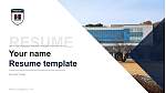 Kyungbuk College Resume Templat PPT