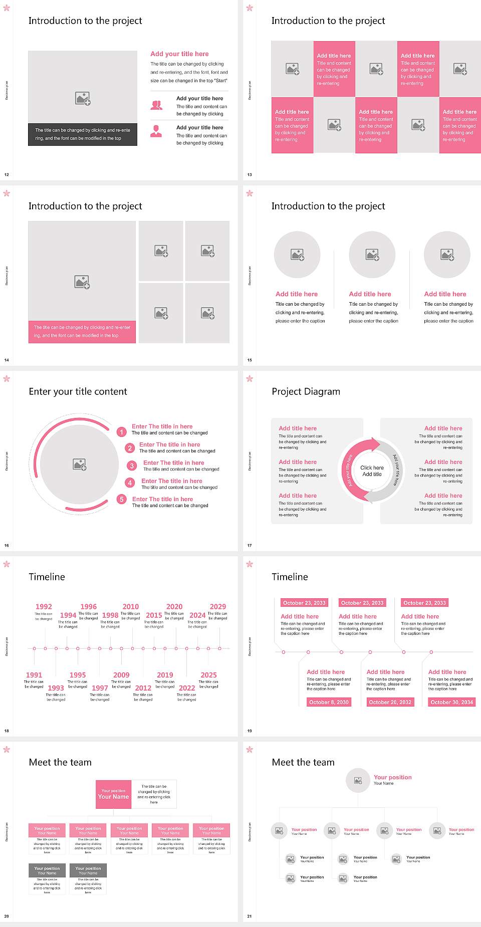 Gakushuin Women’s College Competition/Entrepreneurship Contest PPT Template4:3 ratio PPT effect preview image3