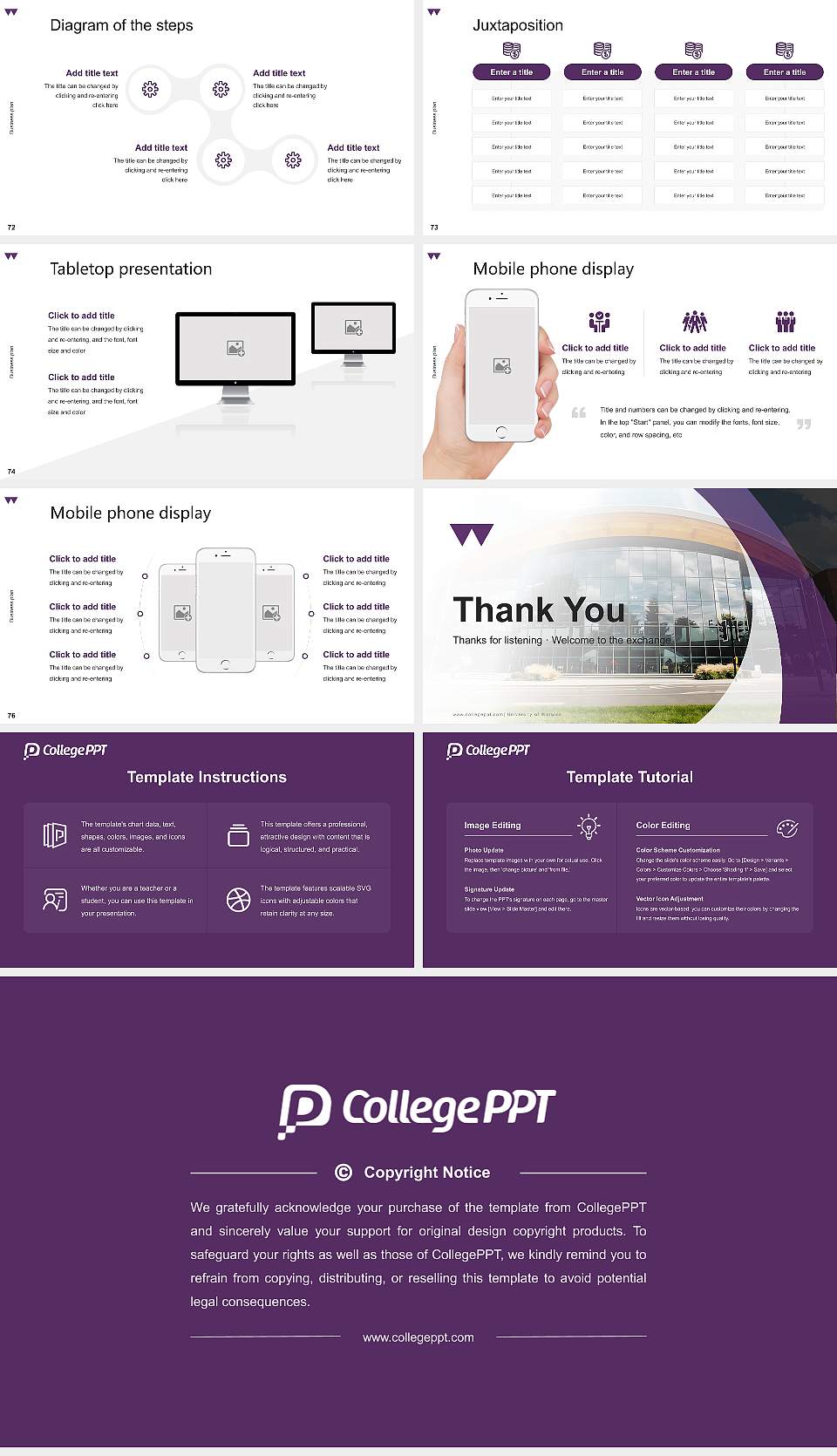 University of Warwick Competition/Entrepreneurship Contest PPT Template16:9 ratio PPT effect preview image9