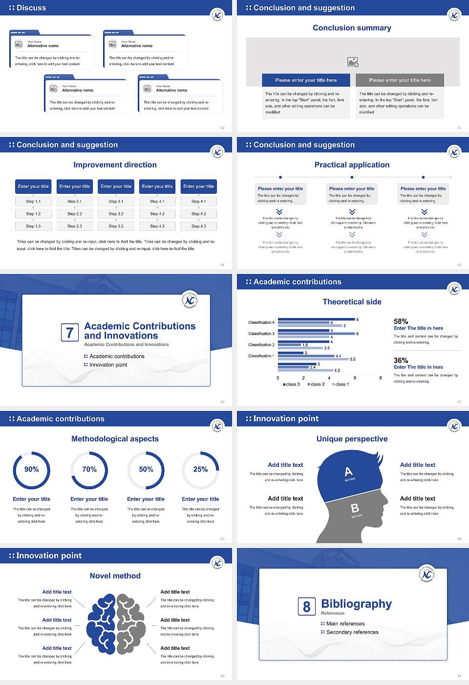 Gyeongnam Provincial Namhae College Graduation Thesis Defense PPT Template16:9 ratio PPT effect preview image6