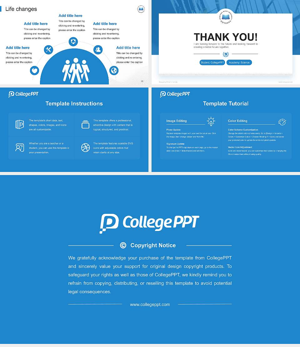 Dongyang Mirae University National Scholarship Defense PPT Template16:9 ratio PPT effect preview image4