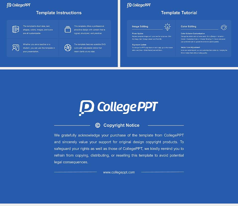 Samcheok National University Course/Courseware Creation PPT Template16:9 ratio PPT effect preview image5