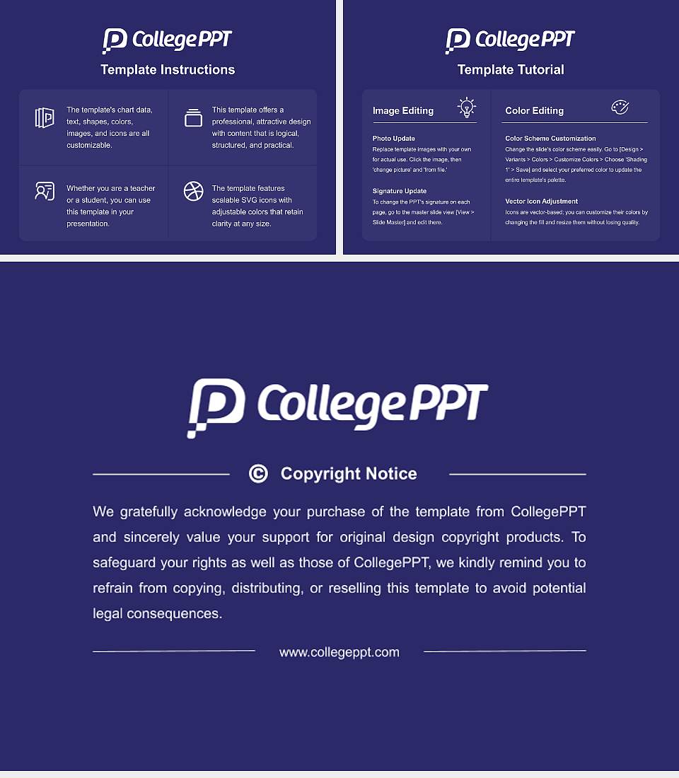 Halla University Course/Courseware Creation PPT Template4:3 ratio PPT effect preview image5