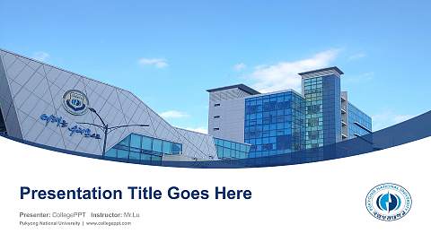 Pukyong National University Course/Courseware Creation PPT Template