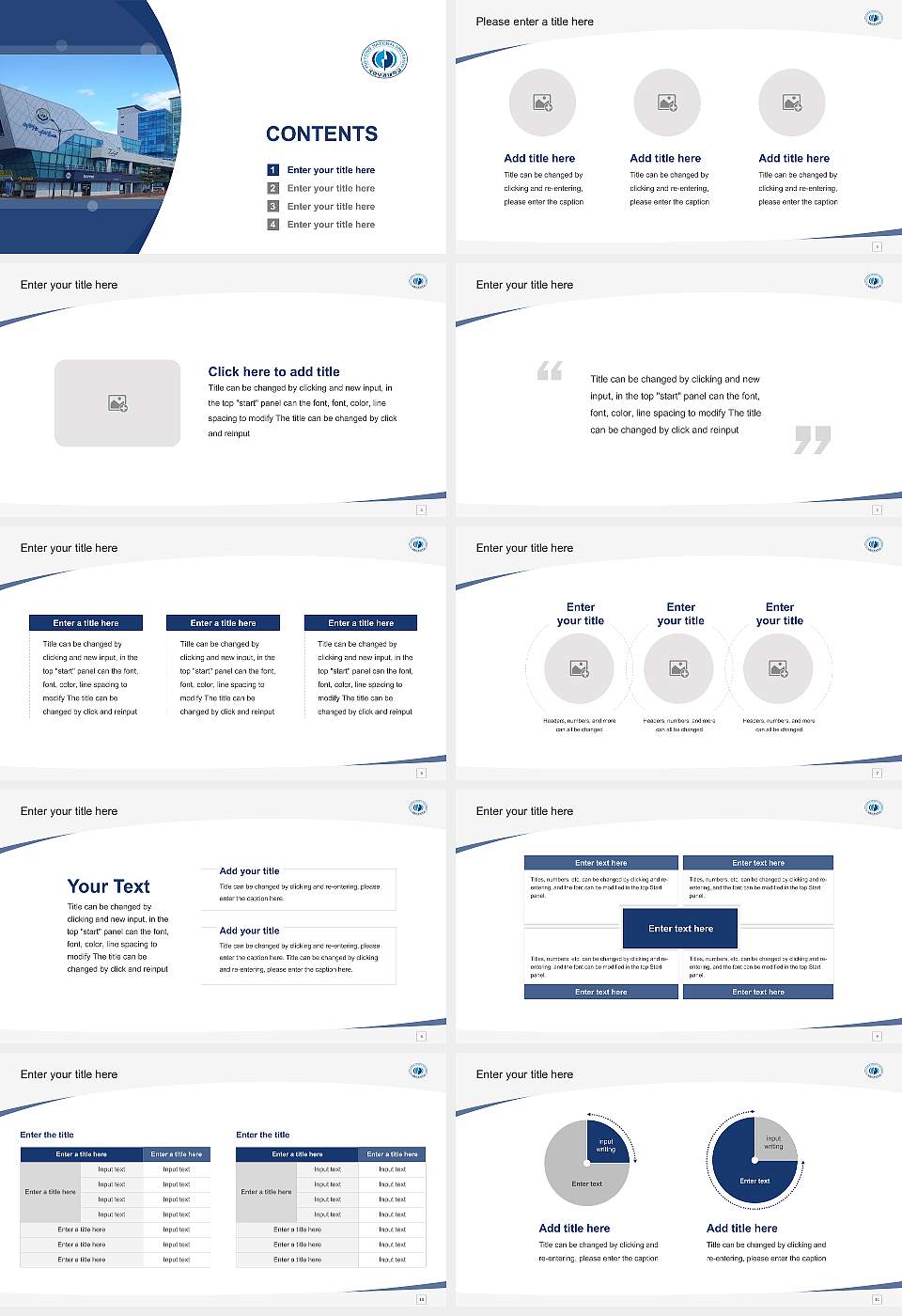 Pukyong National University Course/Courseware Creation PPT Template16:9 ratio PPT effect preview image2