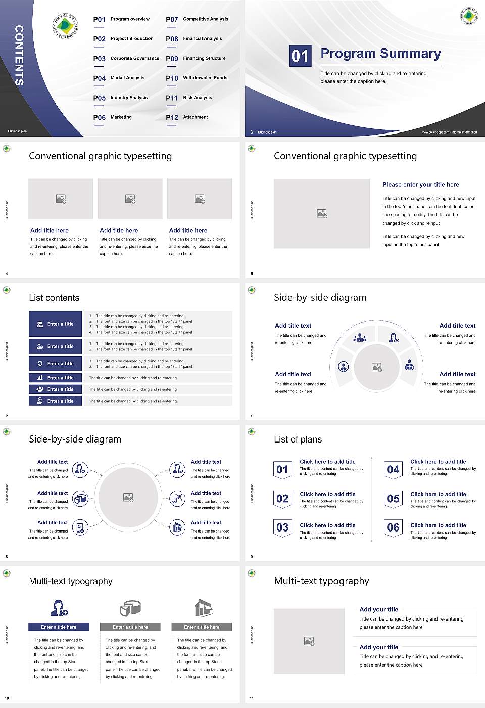 Daegu Cyber University Competition/Entrepreneurship Contest PPT Template16:9 ratio PPT effect preview image2